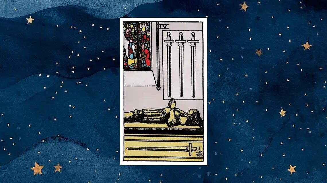 Четвірка Мечів Таро: значення, символіка та глибоке тлумачення